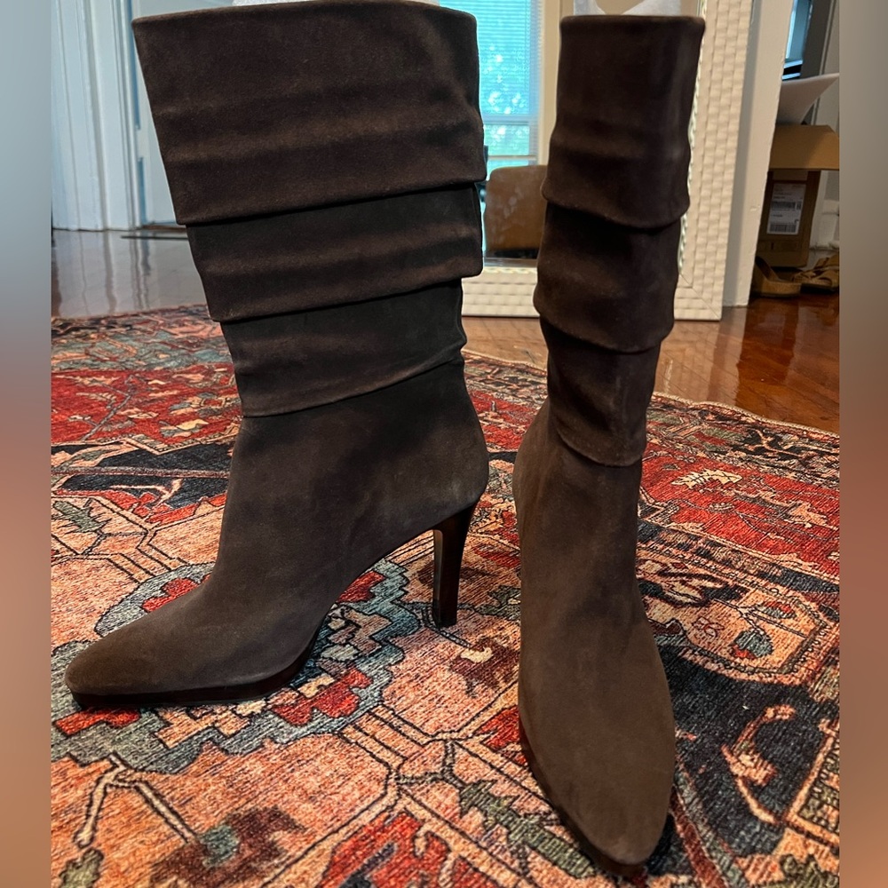 Brown Ralph Lauren Suede Boots size 40